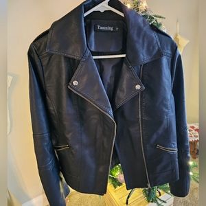 Black pleather jacket